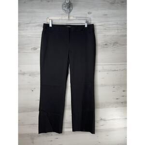Apt 9 Pants Womens 10P Black Straight Leg Stretch Career Office Workwear Petite